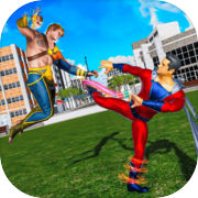 Play Street Superhero Fighting Game