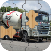 concrete mixer truck puzzle