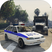 Lada 2114 Police Pursuit