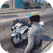 US Police Bike Rider Simulator