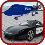 Police Car Airplane Transport