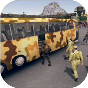 Us army soldiers transport- military bus transport