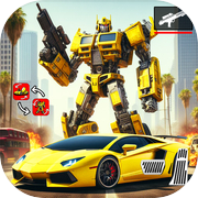 Play Robot car transform battle