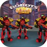 Play Robots Attack Zombies City