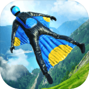 Base Jump Wing Suit Flying