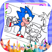 Coloring Book For Sonic 2020: Coloring Hedgehog