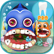 发现鱼牙医. 牙医游戏鱼 医生诊所鲨鱼 为孩子们最好的游戏 Little Fish Dentist Pro