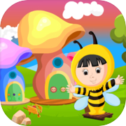 Play Cute Bee Girl Rescue Kavi Game-378