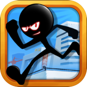 Stickman Roof Running