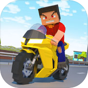 Blocky Bike Rider: Moto Racing