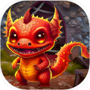 Cheerful Fire Dragon Escape