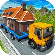 Play House Mover: Old House Transporter Truck