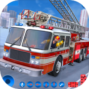 Play 911 Firetruck rescue games 3d