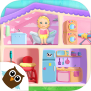 Play Sweet Baby Girl Doll House - Play, Care & Bed Time