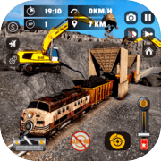 Play Mining Train Construction Game