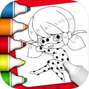 Coloring LadyBug Magic Game