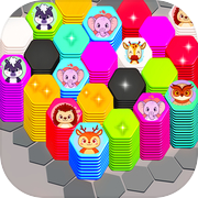 Hexa Color Match Sorting Games