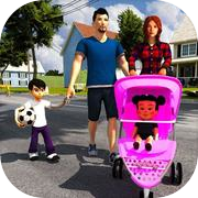Play Mother Simulator: Happy Family New Born Baby Games
