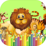 Play animals zoo coloring
