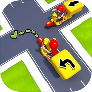 Pizza Traffic Escape Run Game