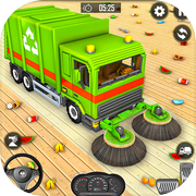 Play City Trash Truck Driving Game