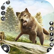 Wolf Simulator Game: Animal 3D