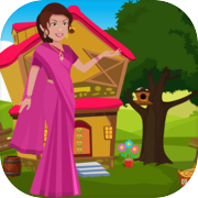 Play Best Escape Games22-South Indian Woman Rescue Game