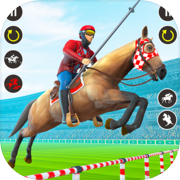 Play Tent Pegging Horse Racing Game