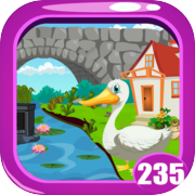 Play Cute Swan Rescue Game Kavi - 235