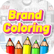 Play famous brand coloring book