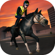 Play 3D Police Horse Racing Extreme