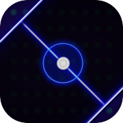 Neon air hockey