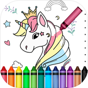 Rainbow Unicorn Coloring Book