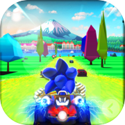 Play Subway Blue Hedgehog Racing