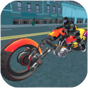 Play Police Sci Fi Bike Rider 3D