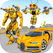 Bee Robot Car Transformation Game: Robot Car Games