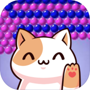 Play bubble shooting cat