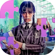 Play Wednesday Puzzle Addams