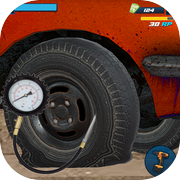 Tire Shop Car Mechanic Game 3d