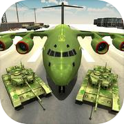 US Army Transport Game - Army Cargo Plane & Tanks