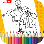 Undertale Sans Coloring Game