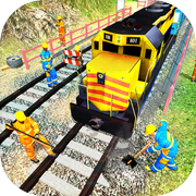 Play Indonesian Train Build & Driving: Craft Train Game