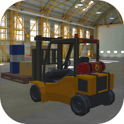 Play Forklift Heavy Cargo Moving