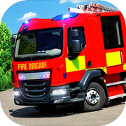 Play Fire Brigade Rescue Truck Game