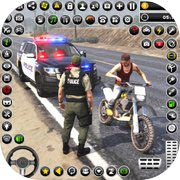 Play Police Jeep Car Driving