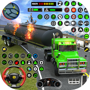 Army Oil Tanker Truck Games