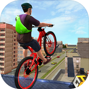 Play Rooftop BMX Bicycle Stunts