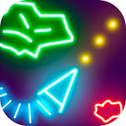 Play Glow Asteroids Shooter