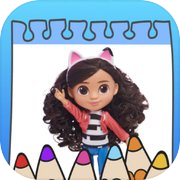 Play Dolls Doodle Coloring stickers