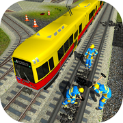 Play Train Road Construction Games: Railroad Building